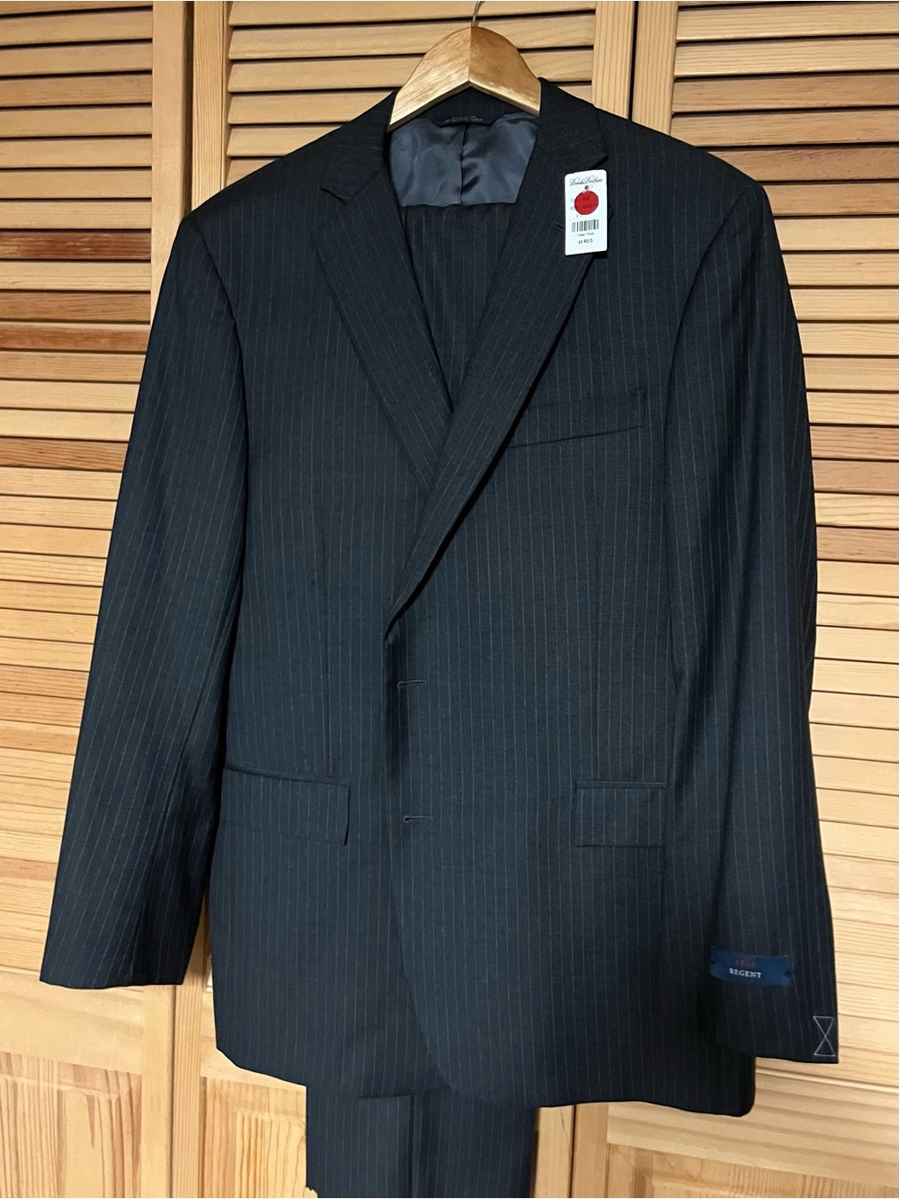 NWT Brooks Brothers Men's Striped Wool 2 piece Suit